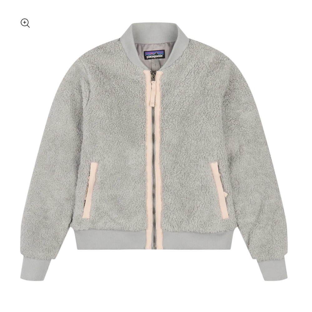 Patagonia Los Gatos Bomber Jacket Medium VGUC Drifter Grey